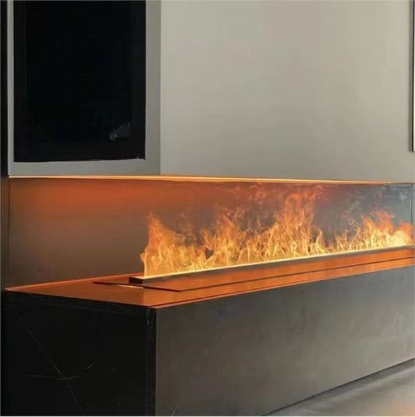 Litedeer Homes Mercury 60-inch 3D  Water Vapor Fireplace with Smart Fireplace App, Multi-colour Flame, Remote Control (Model: VEW60A or VEW60M)