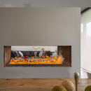 Litedeer Homes Mercury 60-inch 3D  Water Vapor Fireplace with Smart Fireplace App, Multi-colour Flame, Remote Control (Model: VEW60A or VEW60M)