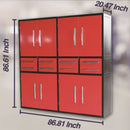 7ft Garage Storage Cabinet (8 Drawers & 8 Cabinets)