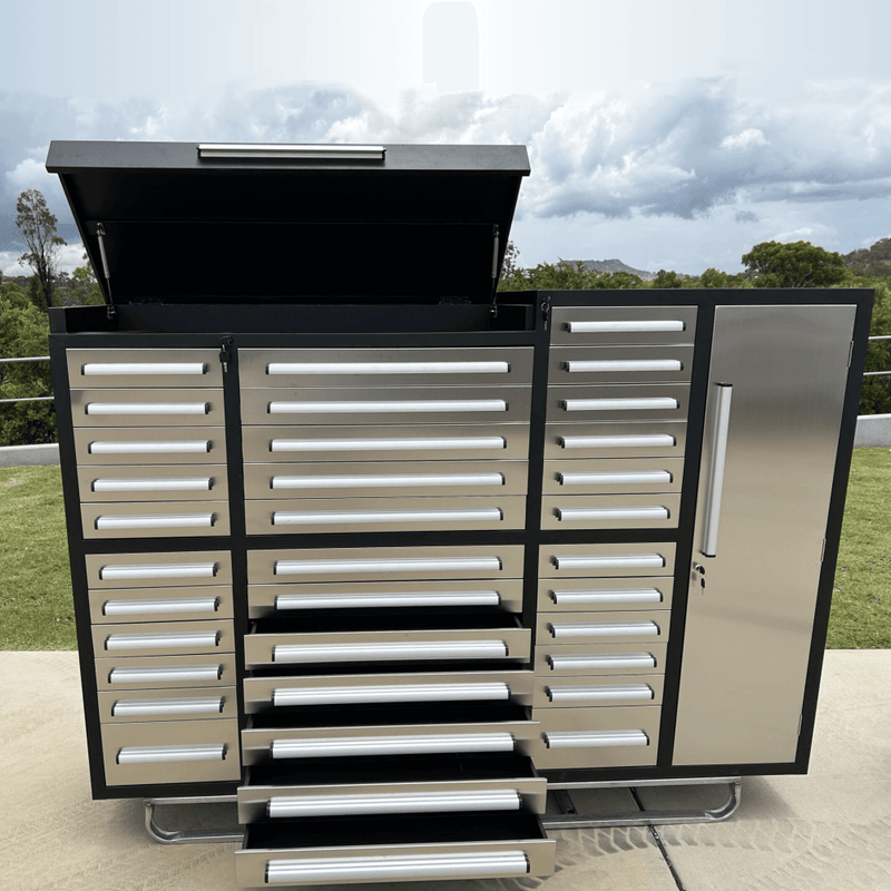 7ft Garage Storage Cabinet (35 Drawers & 1 Cabinet)