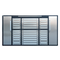 9' Garage Workbench Cabinet with 34 Drawers & 3 Cabinets