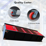 10ft 15-Drawer Storage Workbench with Wheels