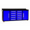 7ft 10-drawer Storage Workbench with Wheels