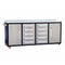 7ft 10-drawer Storage Workbench with Wheels