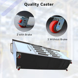 7ft 10-drawer Storage Workbench with Wheels