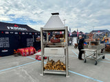 Tagwood BBQ Argentine Santa Maria Wood Fire & Charcoal Gaucho Grill all Stainless Steel | BBQ02SS OPEN FIRE COOKING - PRE-ORDER