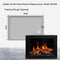 2025 New LiteStar ZEF32X – 32-inch Smart Electric Fireplace Insert Multi-Flame Style | Breathing Logs | Smart App | 5 Unique Flame Colors | Adjustable Crackling Sounds