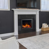 2025 New LiteStar ZEF32X – 32-inch Smart Electric Fireplace Insert Multi-Flame Style | Breathing Logs | Smart App | 5 Unique Flame Colors | Adjustable Crackling Sounds