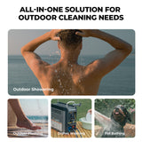 Bougerv portable propane outdoor camping water heater