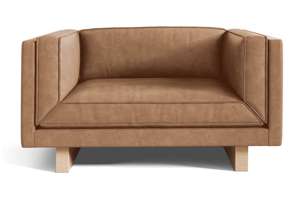 Alaina Leather Accent Chair