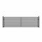 Aleko 18'x6' Steel Dual Swing Driveway Gate - MILAN Style