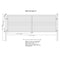 Aleko 18'x6' Steel Dual Swing Driveway Gate - MILAN Style