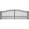 18'x6' Steel Dual Swing Driveway Gate - PRAGUE Style