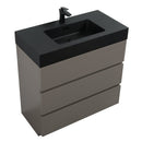 Alice 36 Inch Premium Modern Freestanding One-Piece Bathroom Vanity Set Without Drain And Faucet (SAK71364)