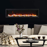 Amantii Symmetry 74" Smart Electric Fireplace With Programmable Timer And Thermostat [SYM-74] (SAK26974)