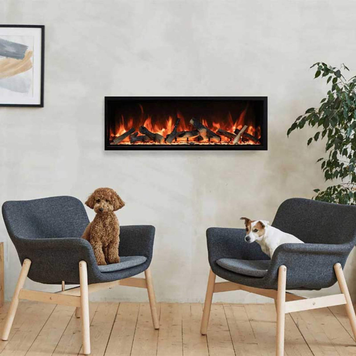 Amantii Symmetry Bespoke XT 60" Smart Electric Fireplace [SYM-60-XT-BESPOKE] (SAK46298)