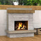 American Fyre Designs Brooklyn 68-Inch Freestanding Outdoor Gas Fireplace