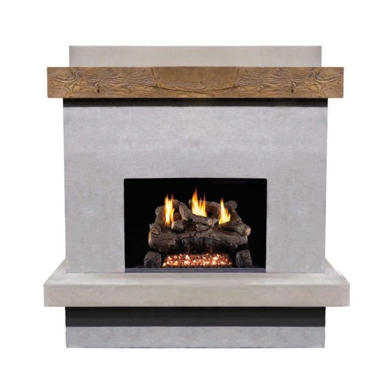 American Fyre Designs Brooklyn Smooth 68-Inch Free Standing Outdoor Gas Fireplace