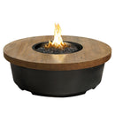 American Fyre Designs Contempo 47-Inch "Reclaimed Wood" Round Gas Fire Pit Table