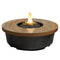 American Fyre Designs Contempo 47-Inch "Reclaimed Wood" Round Gas Fire Pit Table