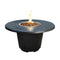 American Fyre Designs Cosmopolitan 48-Inch Concrete Round Gas Fire Pit Table