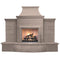 American Fyre Designs Grand Petite Cordova 127-Inch Recessed Hearth Outdoor Gas Fireplace