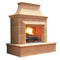 American Fyre Designs Reduced Cordova 76-Inch Freestanding Outdoor Gas Fireplace