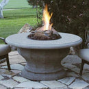 American Fyre Designs Inverted 48-Inch Concrete Round Gas Fire Pit Table