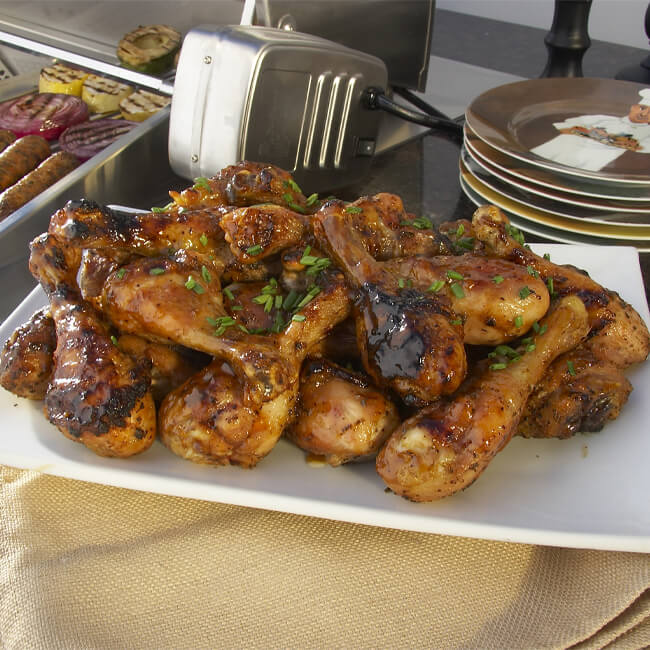 American Outdoor Grill 24NBL L-Series 2-Burner Built-In Natural Gas Grill W/ Rotisserie Kit, 24" [24NBL] (SAK81425)