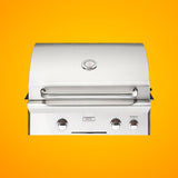 American Outdoor Grill 24NBL L-Series 2-Burner Built-In Natural Gas Grill W/ Rotisserie Kit, 24" [24NBL] (SAK81425)