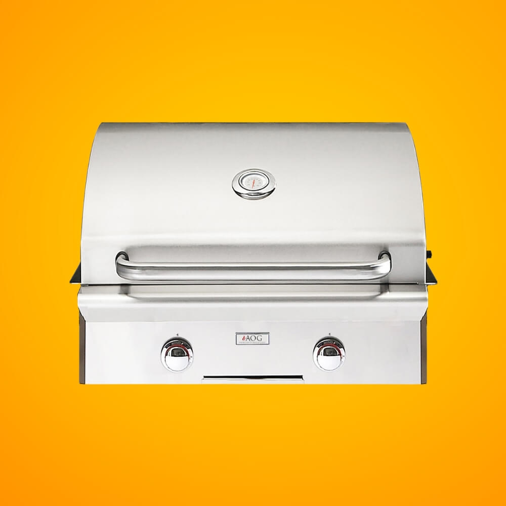 American Outdoor Grill 24NBT-00SP T-Series 2-Burner Built-In Natural Gas Grill, 24" [24NBT-00SP] (SAK58391)