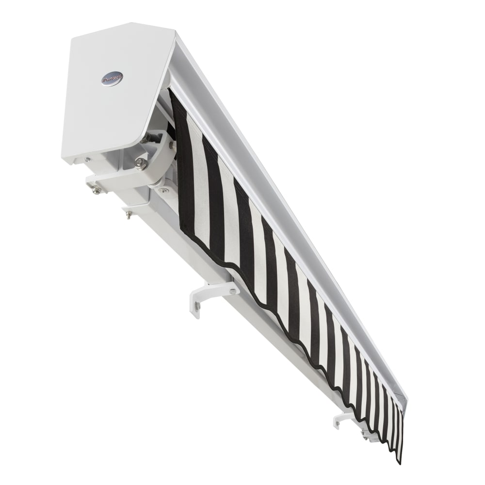 [16x10FT] Awntech Destin Premium Electric Outdoor Motorized Retractable Awning [DTL16/DTR16-SBY] (SAK69832)