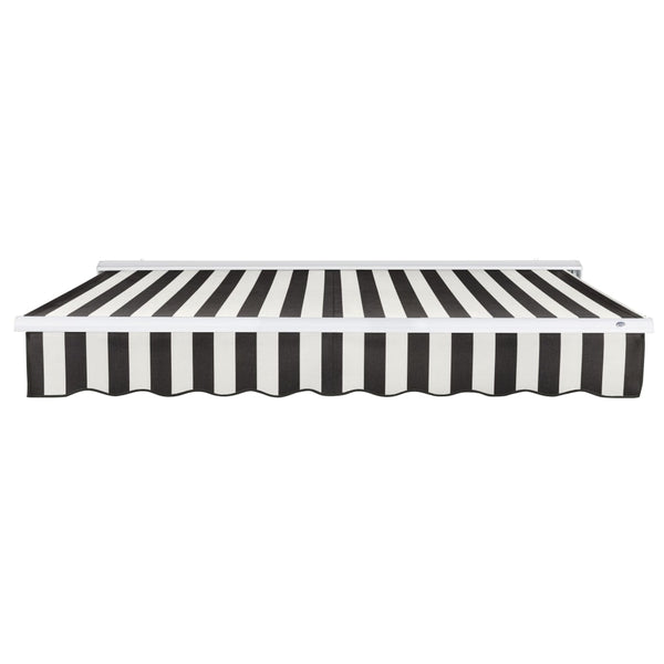 [16x10FT] Awntech Destin Premium Electric Outdoor Motorized Retractable Awning [DTL16/DTR16-SBY] (SAK69832)