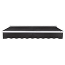[18x10FT] Awntech Destin Premium Electric Outdoor Motorized Retractable Awning [DTL18/DTR18-SBY] (SAK13056)