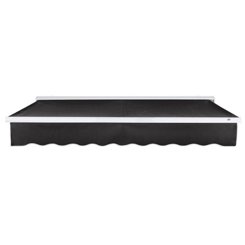 [18x10FT] Awntech Destin Premium Electric Outdoor Motorized Retractable Awning [DTL18/DTR18-SBY] (SAK13056)