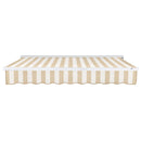 [18x10FT] Awntech Destin Premium Manual Outdoor Retractable Awning [DM18-SBY] (SAK29367)