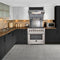 FORNO Appliance Package - 36 Inch Gas Range, Range Hood, Refrigerator, Microwave Drawer, Dishwasher, Wine Cooler, AP-FFSGS6244-36-9