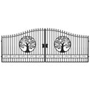 Greatbear Dual Swing Wrought Iron Gate for Driveway