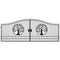 Greatbear Dual Swing Wrought Iron Gate for Driveway