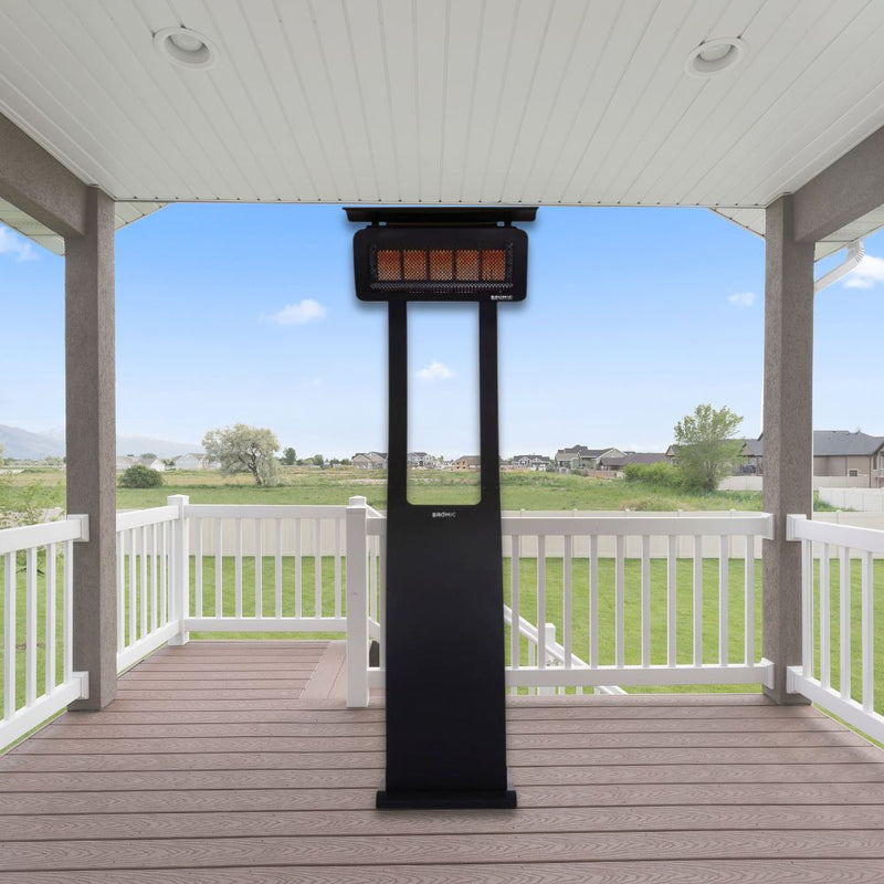 Bromic Heating 85" Tungsten Smart-Heat™ Propane Gas Freestanding Portable Patio Heater, 38,500 BTU - BH0510001 (96273814)
