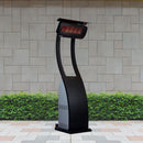 Bromic Heating 85" Tungsten Smart-Heat™ Propane Gas Freestanding Portable Patio Heater, 38,500 BTU - BH0510001 (96273814)