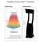 Bromic Heating 85" Tungsten Smart-Heat™ Propane Gas Freestanding Portable Patio Heater, 38,500 BTU - BH0510001 (96273814)