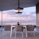 Bromic Heating Eclipse Smart-Heat™ 28-Inch Dual Element 240V Electric Infrared Patio Heater W/ Twin Pole, 2900W - BH0920001-1 (93158472)