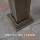 [10x12FT] Heavy Duty Backyard Galvanized Steel Powder Coated Pergola (91358672)