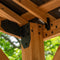 [12x20FT] BYD Premium All Cedar Wooden Carport Pavilion Gazebo With Sloped Hardtop Steel Roof (92758314)