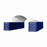 20'x40' Shipping Container Canopy Shelter