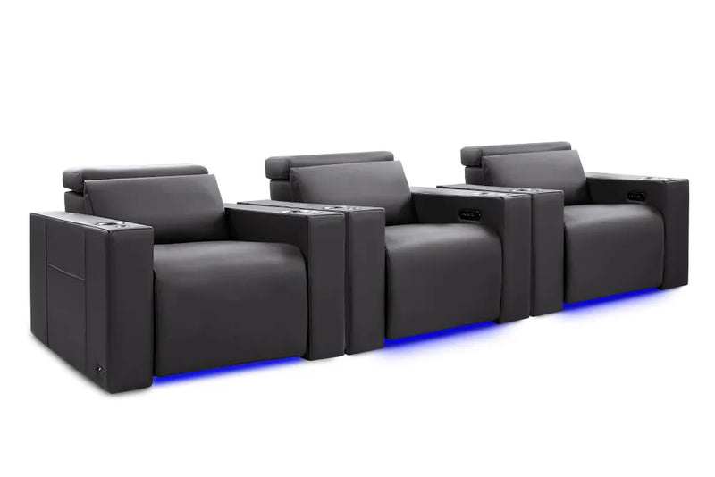 Valencia D-BOX Habtic+ Leather Home Theater Seating Barcelona Ultimate Luxury Edition