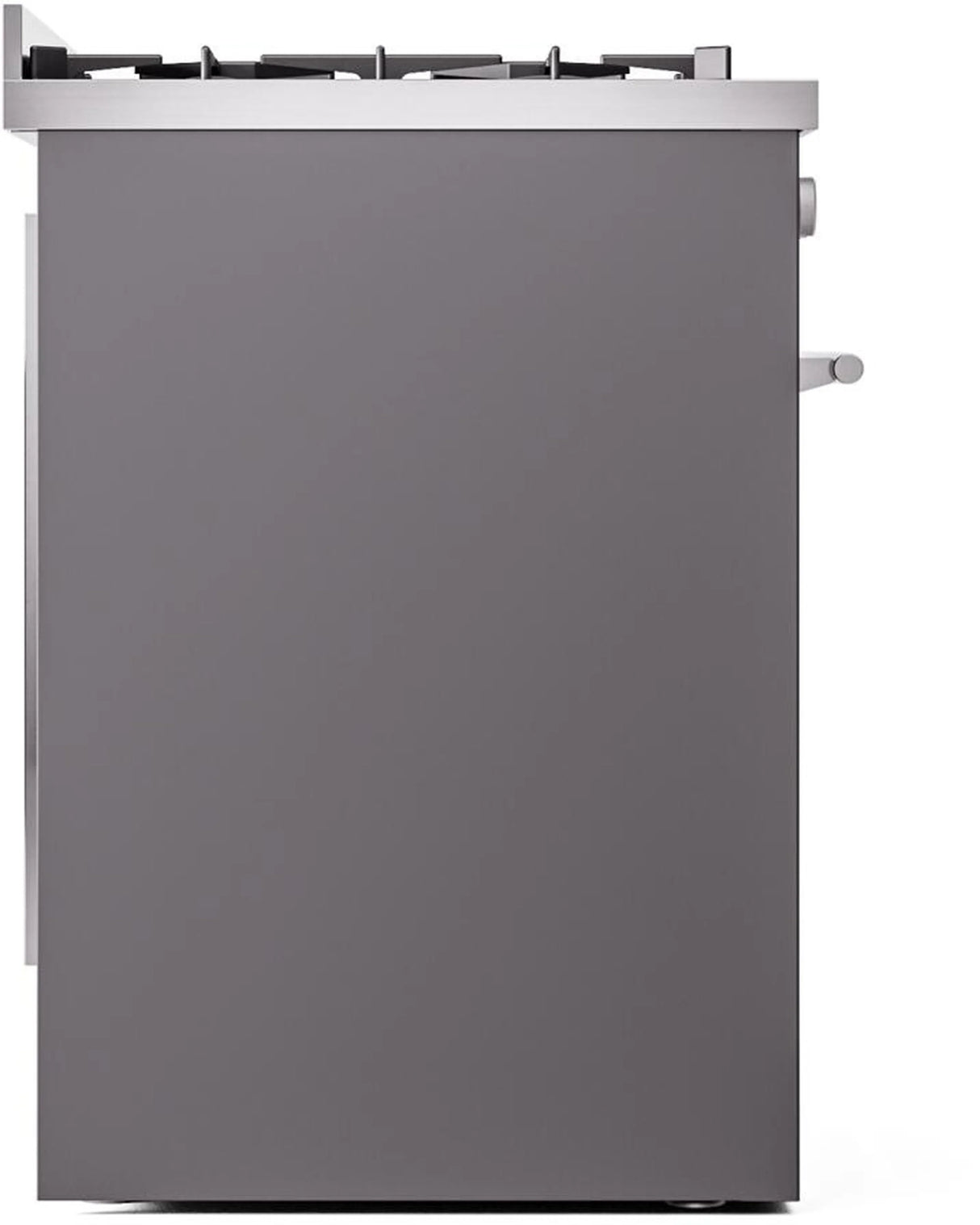 ILVE Professional Plus II 30-Inch Freestanding Natural Gas Dual Fuel Range with 5 Sealed Burners in Matte Graphite (UP30WMPMG)