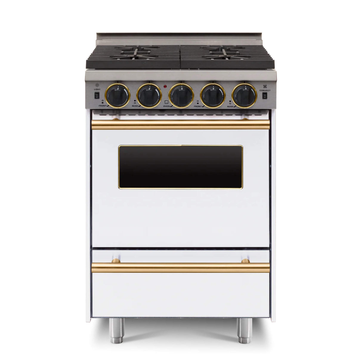 Chicago Brick Oven 24” All Gas Convection Range With Open Burners (SAK60782)