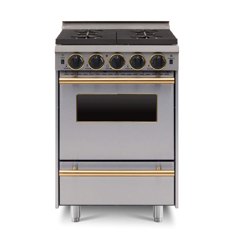 Chicago Brick Oven 24” All Gas Convection Range With Sealed Burners (SAK26459)